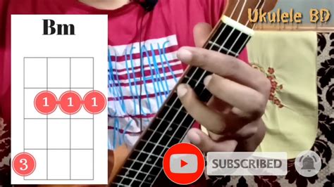 How To Play B Minor Ukulele Chord YouTube