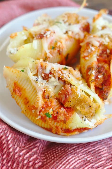 Chicken Parmesan Stuffed Shells The Salty Marshmallow