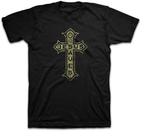 Kerusso Jesus Saves Cross Christian T Shirt Christian Tshirts Christian Shirts Cross Tee