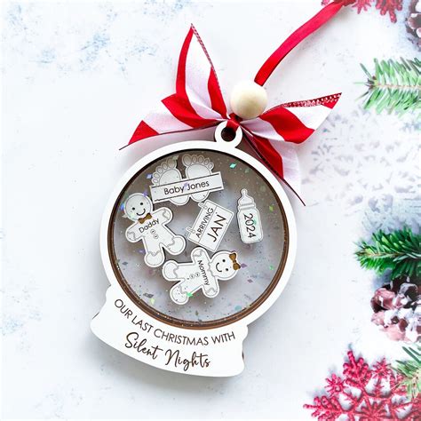 Expecting Parents Christmas Ornament Personalized Pregnancy Ornament