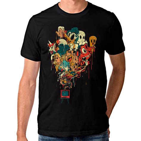 Cartoon Characters T Shirt Mens Womens Sizes Etsy