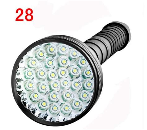 New 28 X T6 Led 40000 Lumens High Power 5 Modes Glare Flashlight Torch Working Lamp Floodlight