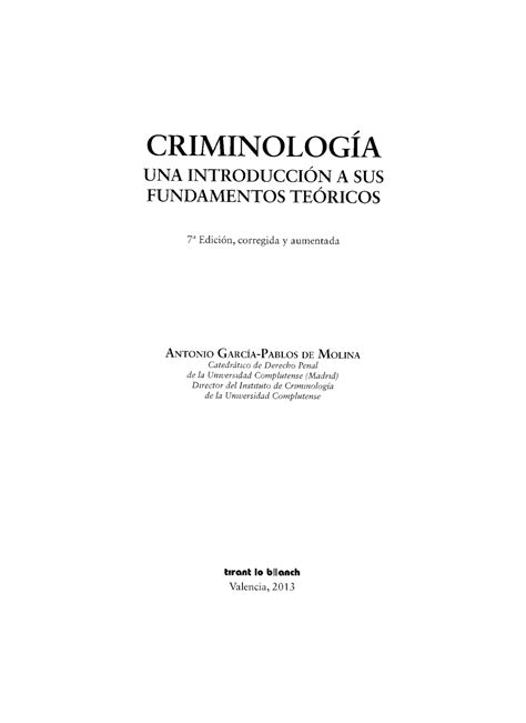 Indicedelmanual Criminologia Una Introduccion A Sus Fundamentos