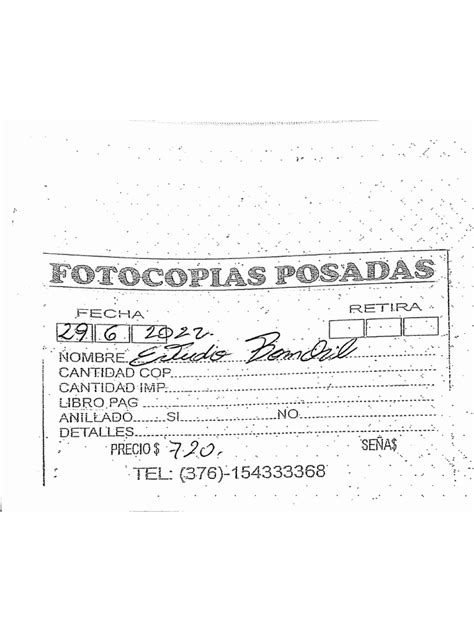 Comprobante Fotocopias Pdf