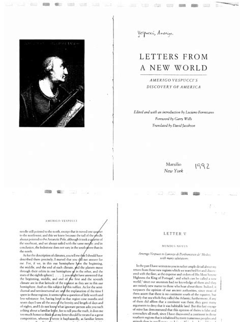 Vespucci Letters | PDF | New World