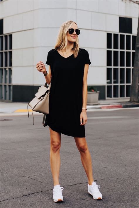 Black Dress White Sneakers Tips And Outfit Ideas 2023