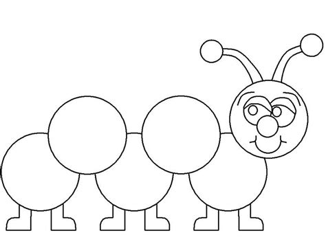 Learn How To Draw A Caterpillar Coloring Page : Kids Play Color