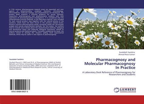 Pharmacognosy And Molecular Pharmacognosy In Practice 978 3 8484 0927