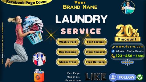 Laundry And Dry Cleaning Cover Photo For Your Facebook Page Free