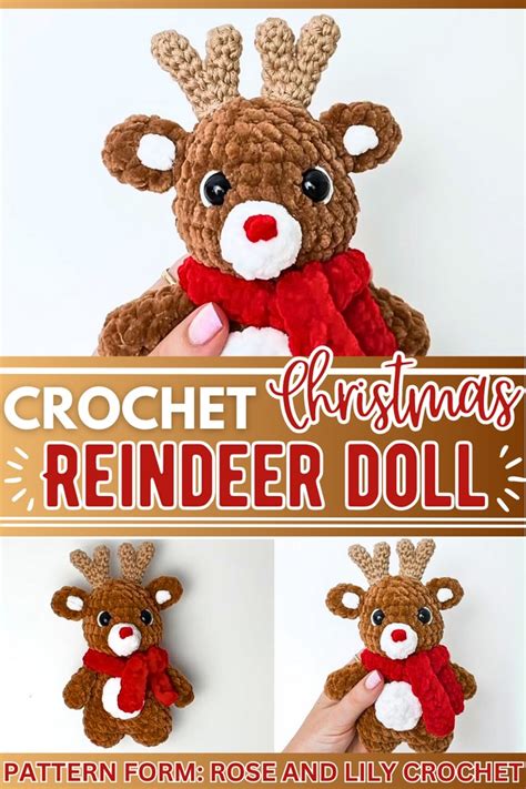 Free Crochet Reindeer Patterns Diyscraftsy