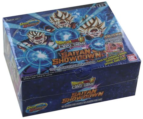 Dragon Ball Super Card Game Saiyan Showdown Booster Box English