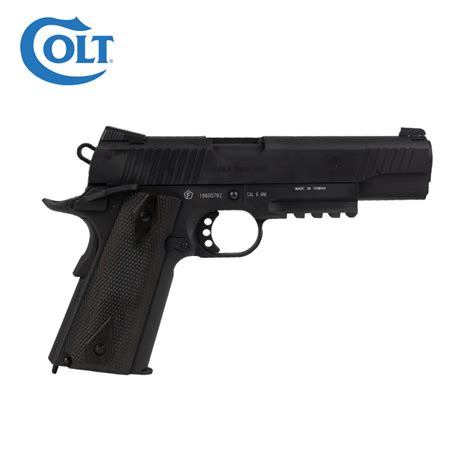 Colt 1911 Rail Gun Black Matt Full Metal Co2 Cybergun Airsoft