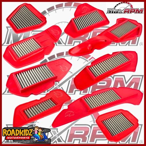 MAX RPM WASHABLE AIR FILTER CLICK MIO NMAX RAIDER FI 150 AEROX