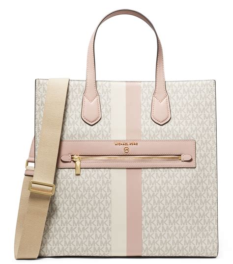 Michael Kors Bolso Tote Beige Kempner Monogram Mujer El Palacio De