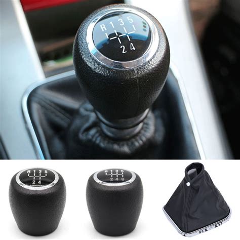 Motorpark Speed Car Gear Shift Knob Lever Stick Handle Gaiter Boot