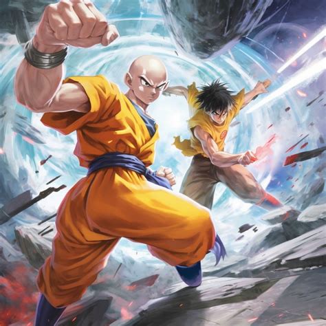 Ia Cria Batalha Pica Entre Saitama De One Punch Man E Goku De Dragon Ball