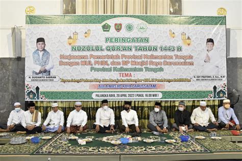 Pemprov Kalteng Bekerjasama Dengan MUI PHBI Dan Badan Pengelola Masjid