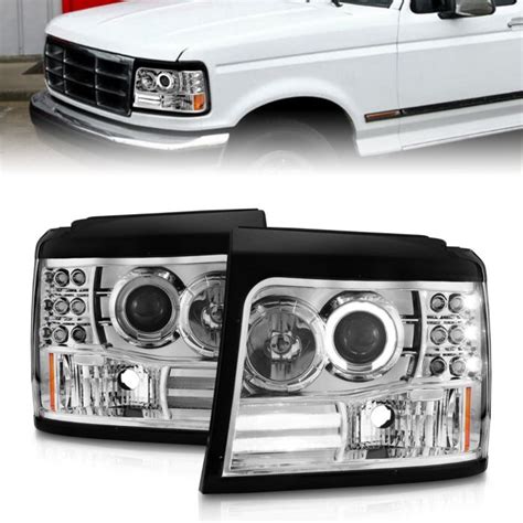 Anzo Usa Don’t Get Left In The Dark ~ Ford F 150 Bronco 92 96 F 250 350 92 98 Projector Led