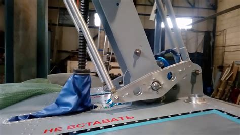 pulling gyro mast variable angle - control\складная мачта автожира ...