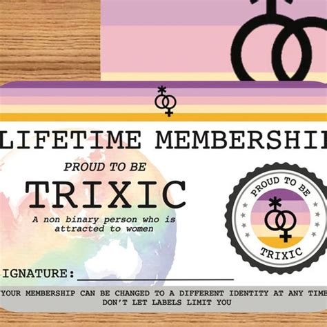 Femboy Lifetime Membership Card Gay Pride Card Lgbt Etsy