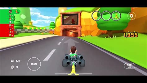 Mario Kart Tour - N64 Luigi Raceway Gameplay (Mario vs. Luigi Tour New ...