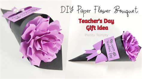 Teacher S Day Gift Ideas Teacher S Day Craft DIY Paper Flower