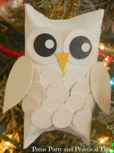 Make Your Own Snow Owl Ornaments In Minutes AMAZING Christmas