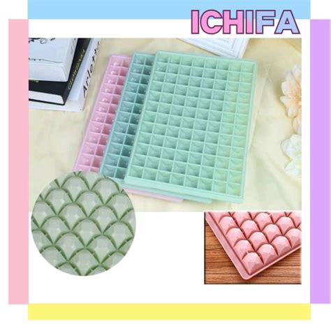 Jual Ichifa Cetakan Es Batu Kubus Kotak Diamon Jelly Agar Ice Cube Tray