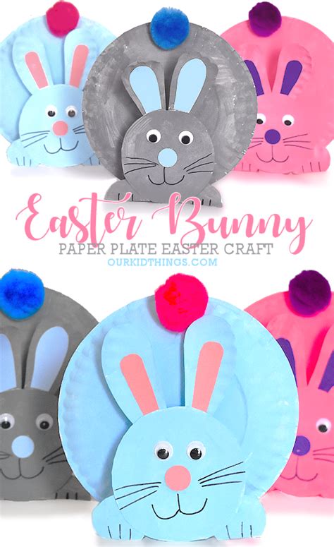 Paper Plate Easter Bunny Craft Artofit