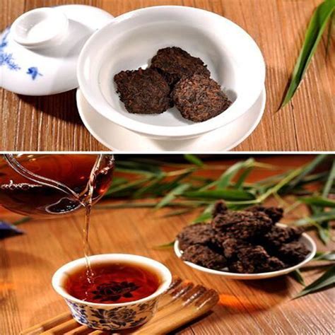 2020 Hot Sales 200g Ripe Puer Tea Mellow Pu Er Tea Block Organic