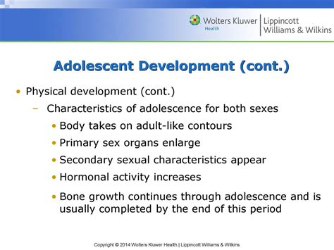 Chapter 27 Growth And Development Of The Adolescent 11 To 18 Years Ppt Download