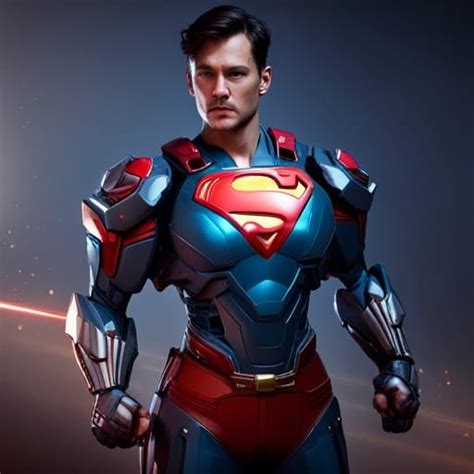 Superman Mecha Suit With Super Arms Ai Generated Artwork Nightcafe