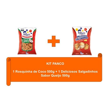 Kit Panco Pacote De Rosquinha Sabor Coco G Pacote Deliciosos