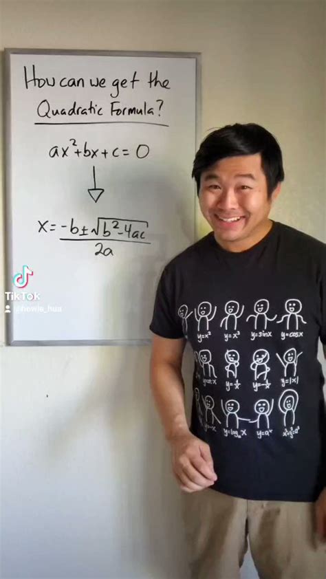 Howie Hua On Twitter A Lot Of Us Memorized The Quadratic Formula But