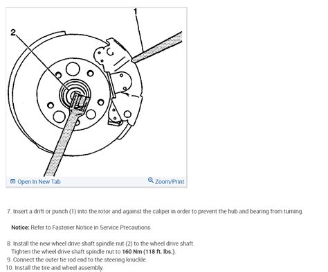 Wheel Hub Mounting Bolt Torque Specification