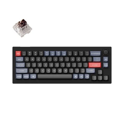 Механична клавиатура Gaming Keychron V QMK Carbon Black RGB LED Hot Swappable Keychron K Pro