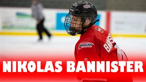 Nikolas Bannister Okanagan Hockey Ontario Youtube