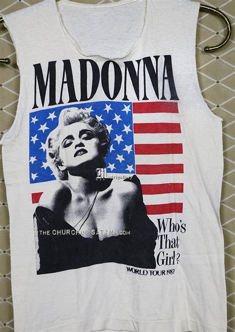 Madonna T Shirt Vintage Rare Tour White Tee Shirt S Etsy