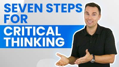 7 Steps For Critical Thinking 1 Hour Class