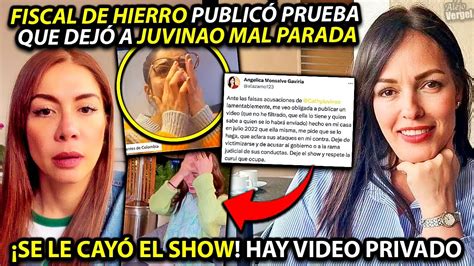 Se Cay Show De Juvinao Fiscal Public Video Prueba Que La Deja Como