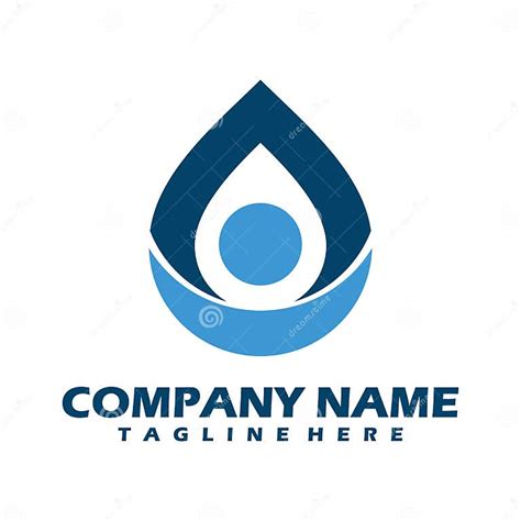 Water Logo. Blue Water Logo. Water Icon, Water Best Logo Stock Vector ...