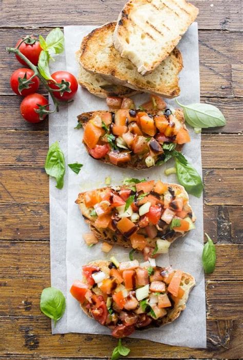 Easy Classic Tomato Bruschetta