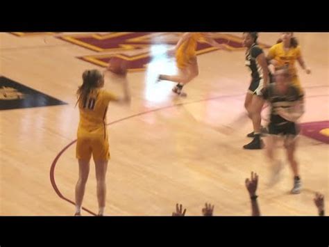 Gopher Women S Basketball Win On Senior Day YouTube