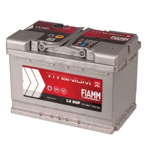 Batteria Auto FIAMM 80Ah 730A 12V Ricambi Auto SMC