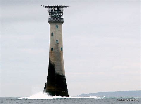 England Cornwall Lands End Region Wolf Rock Lighthouse World Of