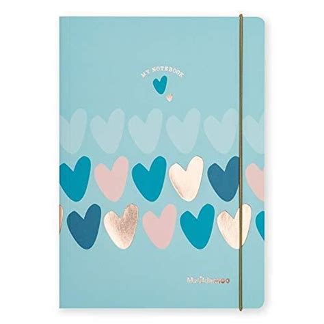 Matilda MOO Carnet de notes Ligné A5 Rose Doré Bleu 337 Cdiscount