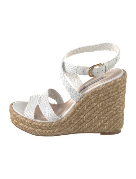 Jean Michel Cazabat Canvas Espadrilles Gold Sandals Shoes Wjc