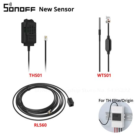 Sonoff Sensor De Temperatura Y Humedad Cable De Extensi N Conector