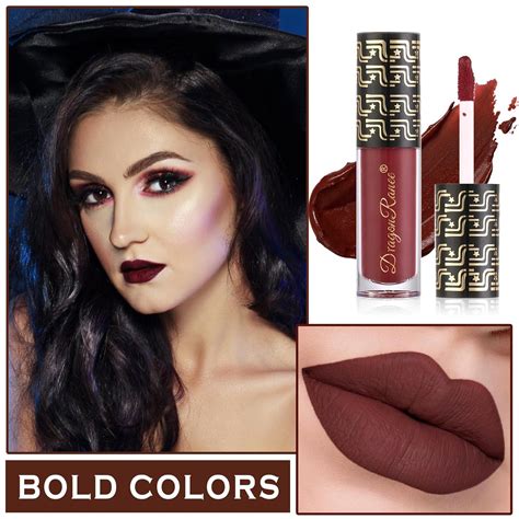 Vampire Color Rojo Oscuro Mate Lápiz Labial Líquido Lápiz Labial