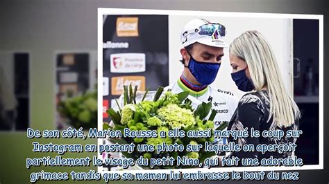 Photo Marion Rousse Et Julian Alaphilippe Leur Fils Nino Est The Best